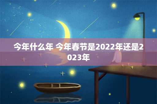 今年什么年 今年春节是2022年还是2023年