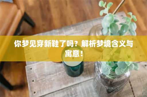 你梦见穿新鞋了吗？解析梦境含义与寓意！