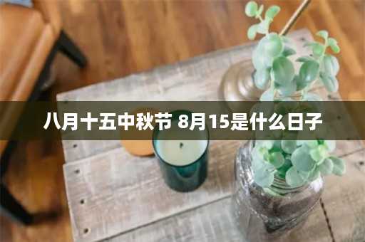 八月十五中秋节 8月15是什么日子