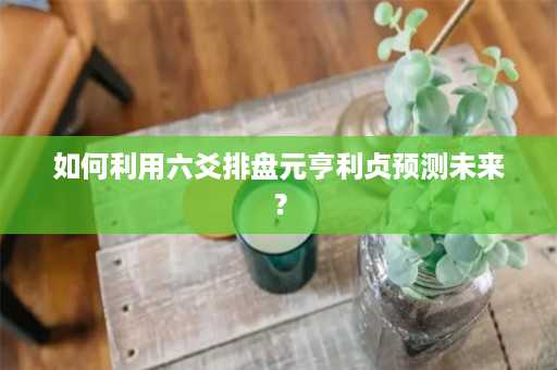 如何利用六爻排盘元亨利贞预测未来？