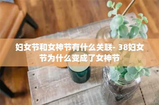 妇女节和女神节有什么关联- 38妇女节为什么变成了女神节