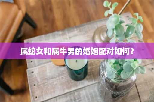 属蛇女和属牛男的婚姻配对如何？