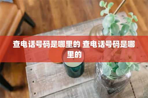 查电话号码是哪里的 查电话号码是哪里的