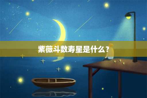 紫薇斗数寿星是什么？