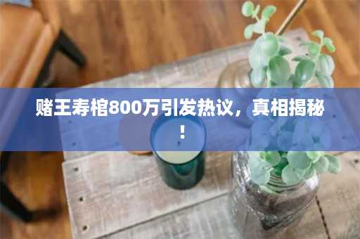 赌王寿棺800万引发热议，真相揭秘！