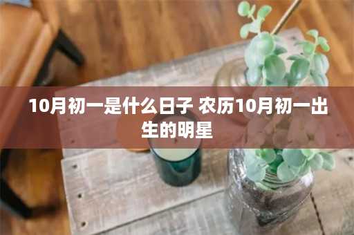 10月初一是什么日子 农历10月初一出生的明星