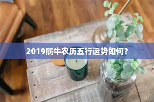 2019属牛农历五行运势如何？