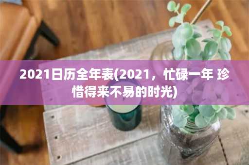 2021日历全年表(2021，忙碌一年 珍惜得来不易的时光)